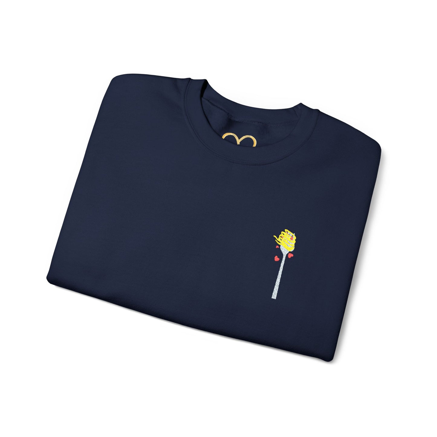 Fork Yeah, It's Love Sweatshirt - Embroidered