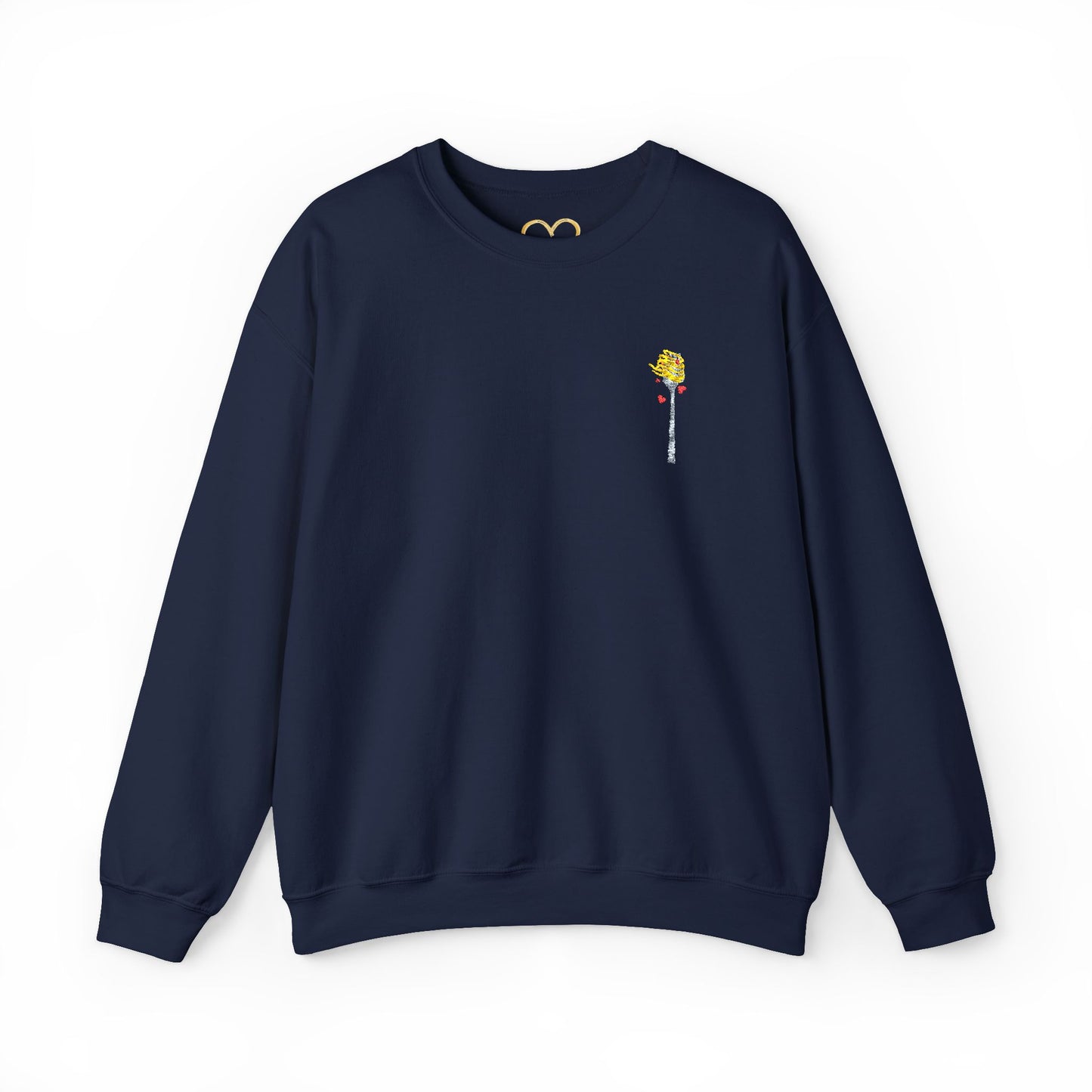 Fork Yeah, It's Love Sweatshirt - Embroidered