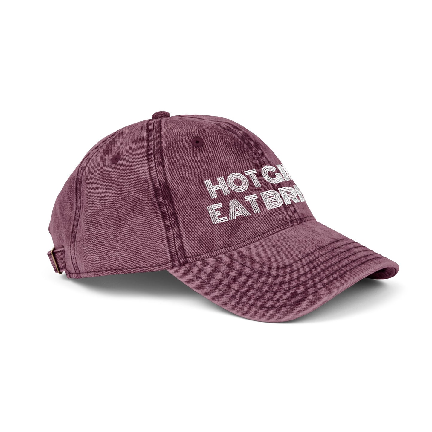 Hot Girls Eat Bread Embroidered Hat