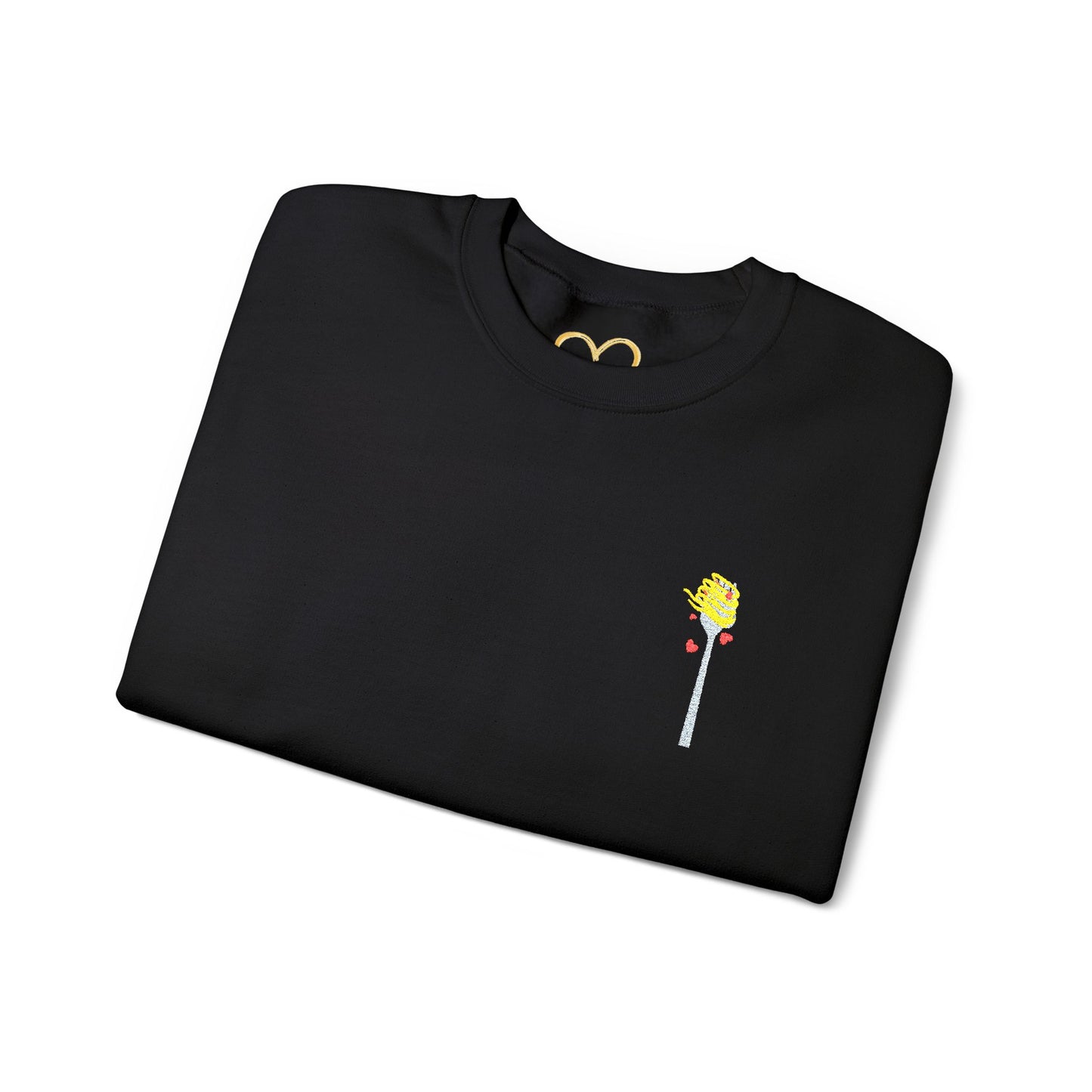 Fork Yeah, It's Love Sweatshirt - Embroidered
