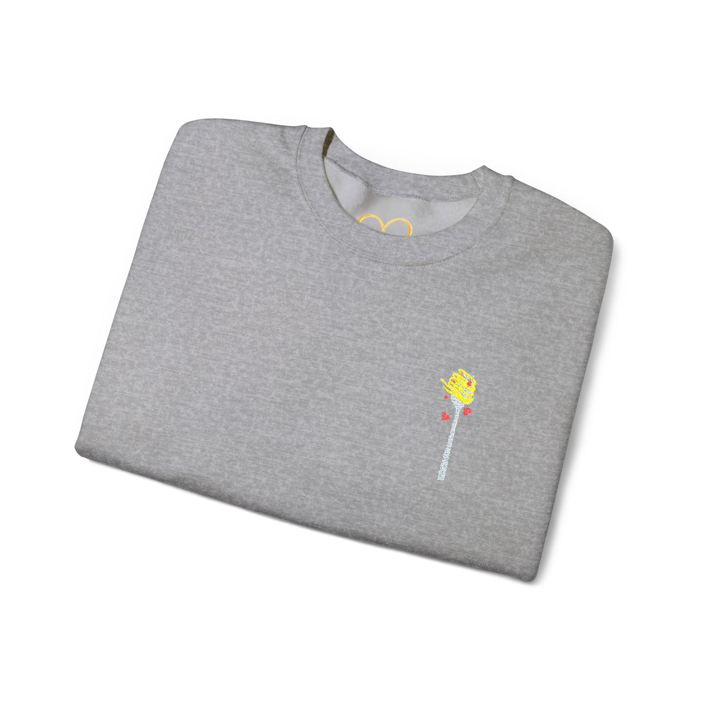 Fork Yeah, It's Love Sweatshirt - Embroidered