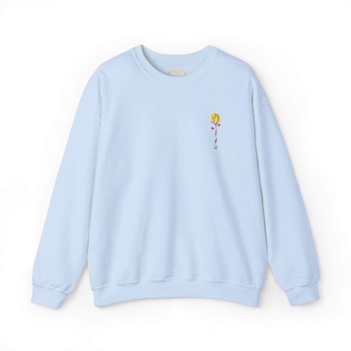 Fork Yeah, It's Love Sweatshirt - Embroidered