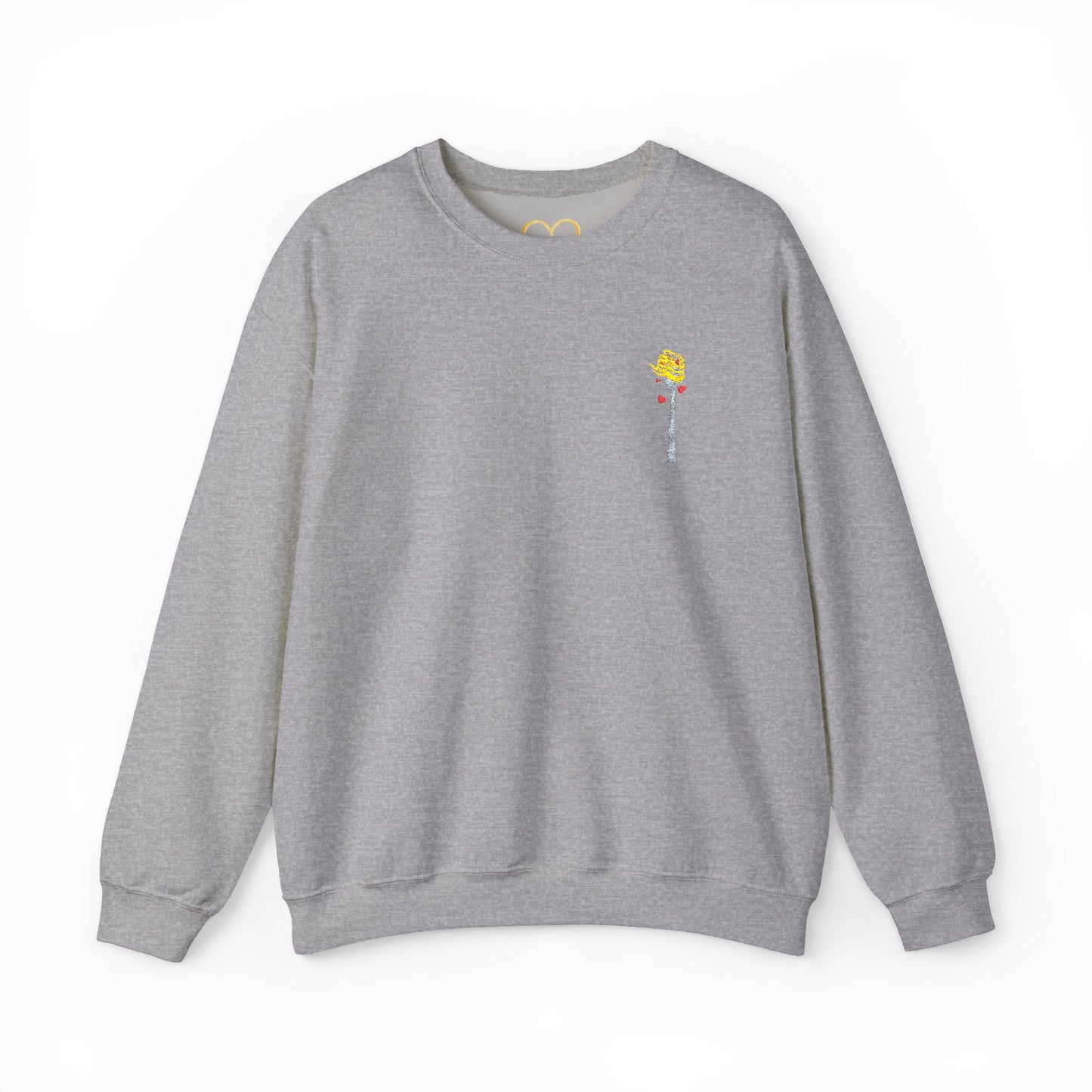 Fork Yeah, It's Love Sweatshirt - Embroidered