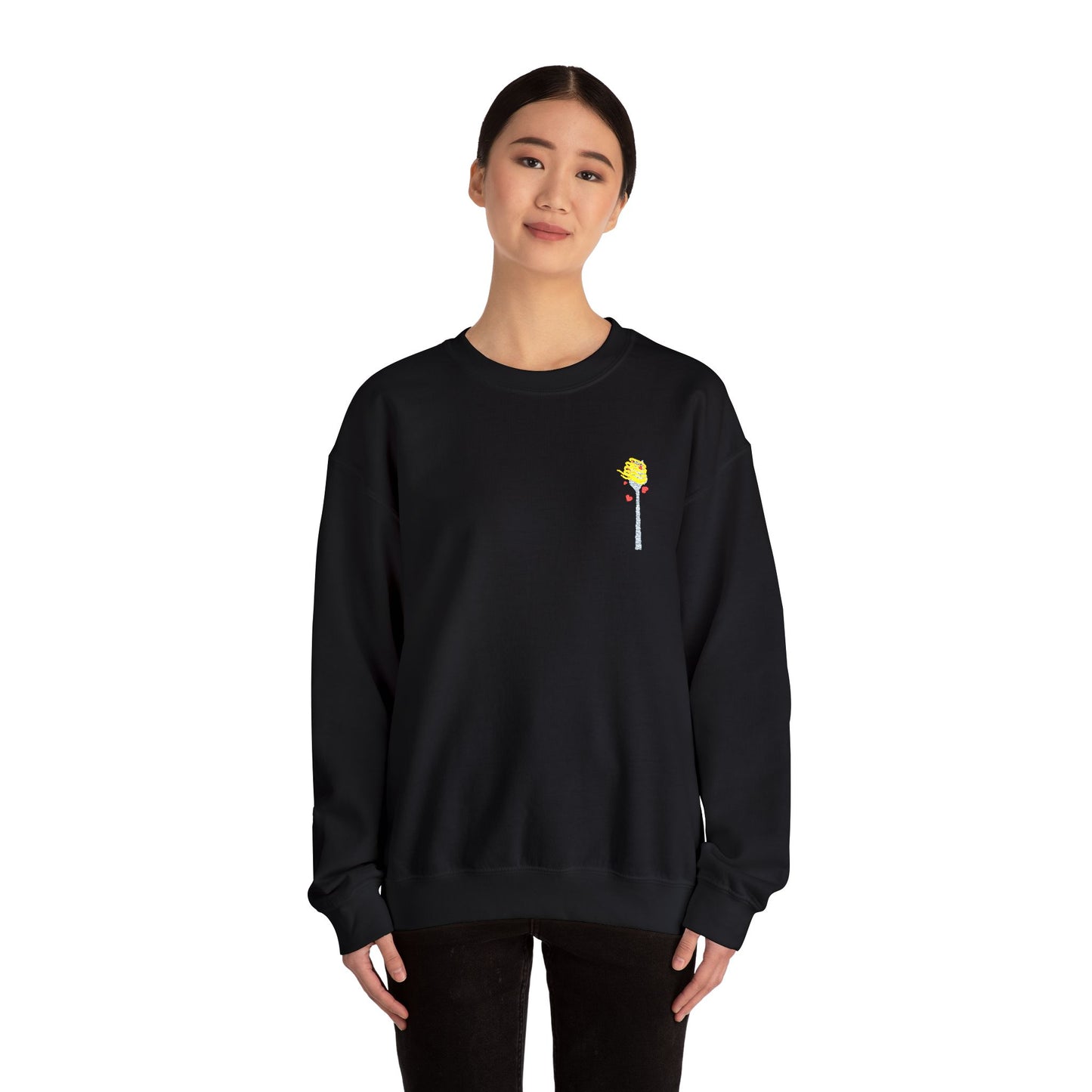 Fork Yeah, It's Love Sweatshirt - Embroidered