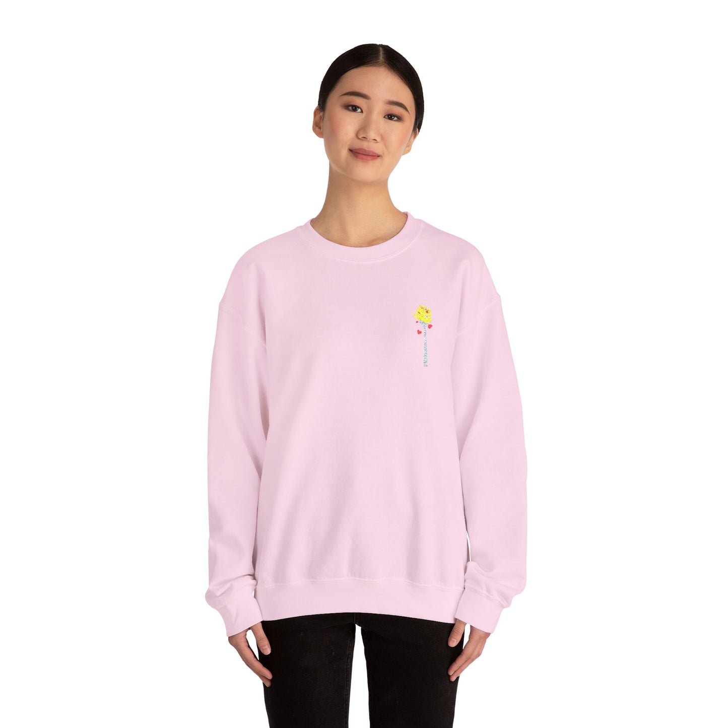 Fork Yeah, It's Love Sweatshirt - Embroidered