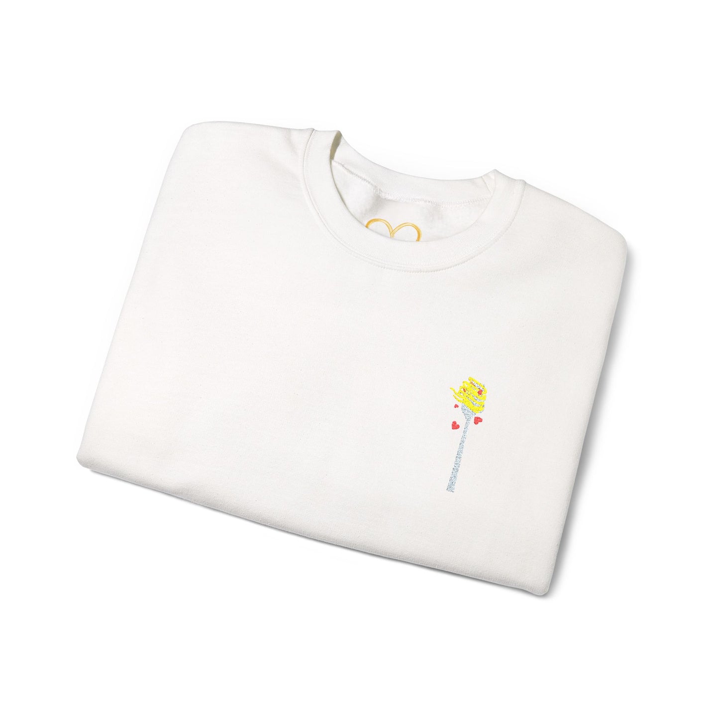 Fork Yeah, It's Love Sweatshirt - Embroidered