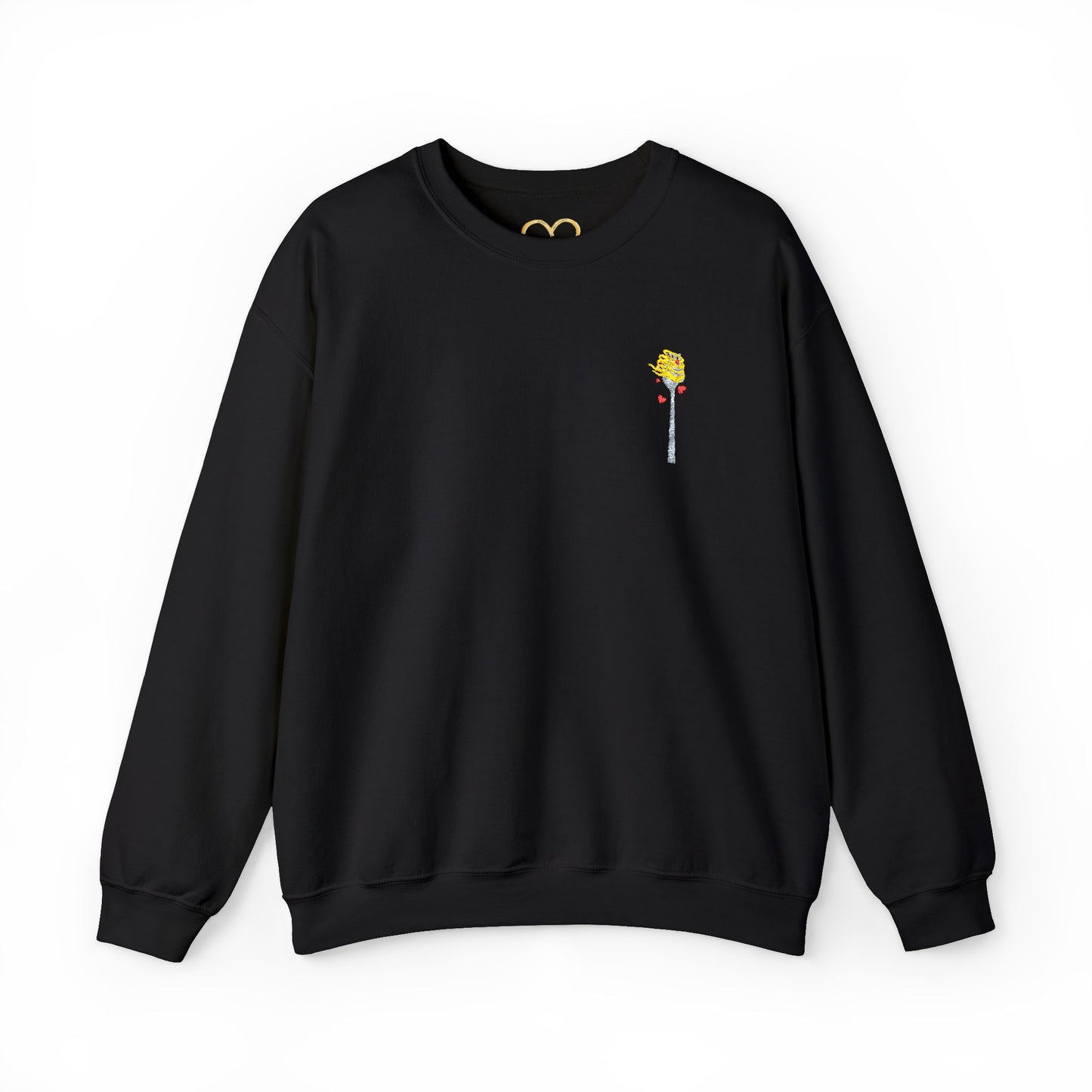 Fork Yeah, It's Love Sweatshirt - Embroidered