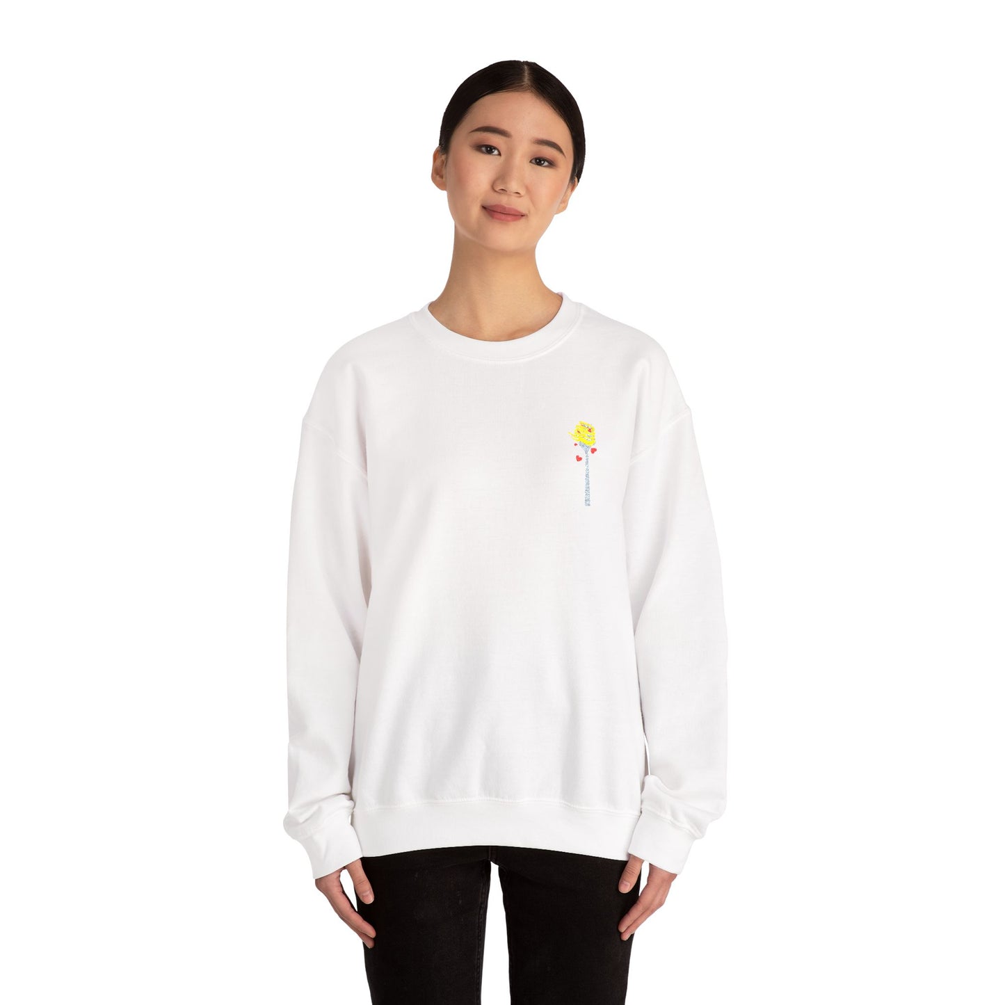 Fork Yeah, It's Love Sweatshirt - Embroidered