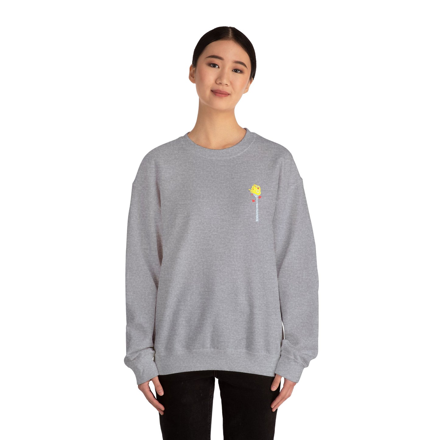 Fork Yeah, It's Love Sweatshirt - Embroidered