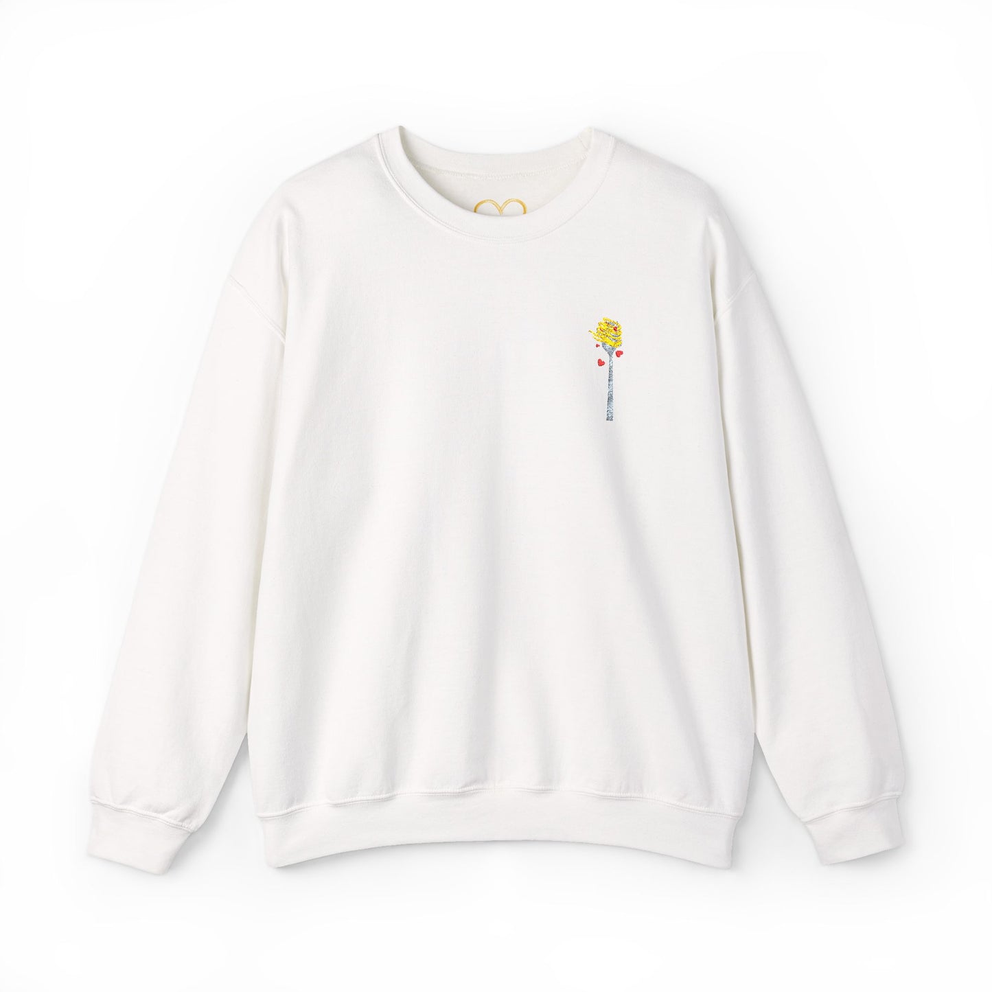 Fork Yeah, It's Love Sweatshirt - Embroidered