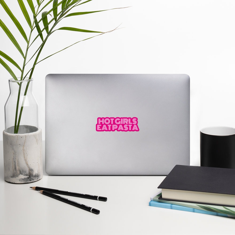 Hot Girls Eat Pasta Sticker