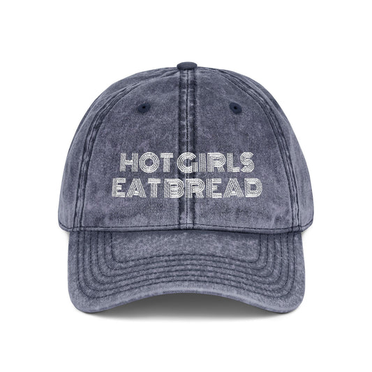 Hot Girls Eat Bread Embroidered Hat