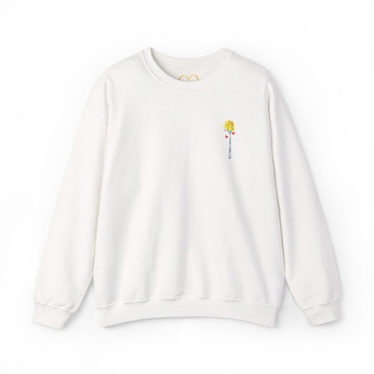 Fork Yeah, It's Love Sweatshirt - Embroidered